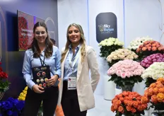 Laura Gomez and Lina Alfonso of Sky Roses, a Colombian grower of roses.
